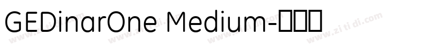 GEDinarOne Medium字体转换